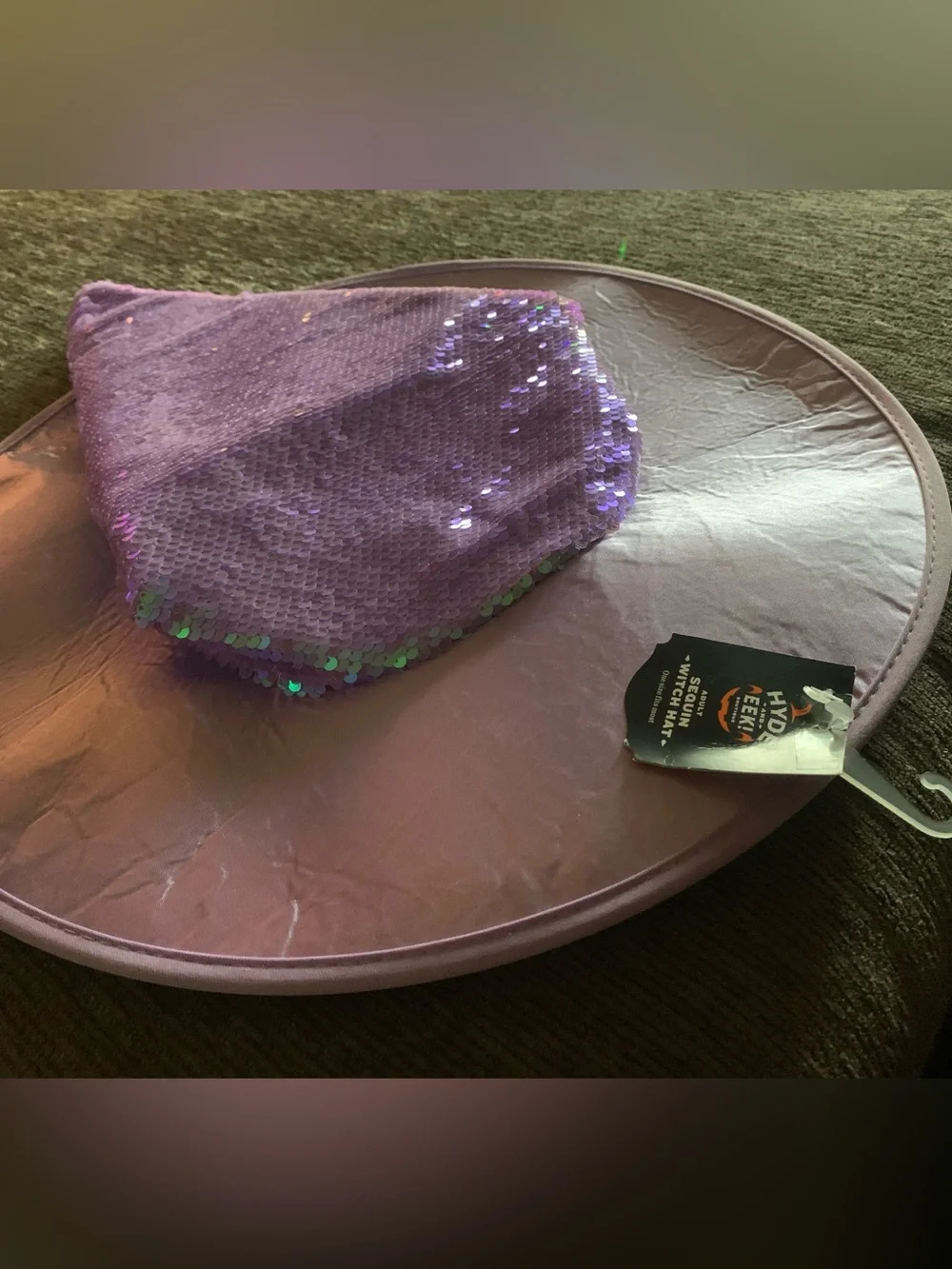 Hyde and EEK! Purple Sequin Witch Hat